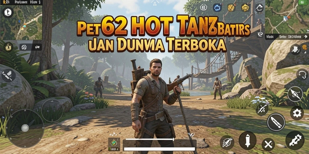 Gameplay seru menjelajahi dunia terbuka di 62HOT.