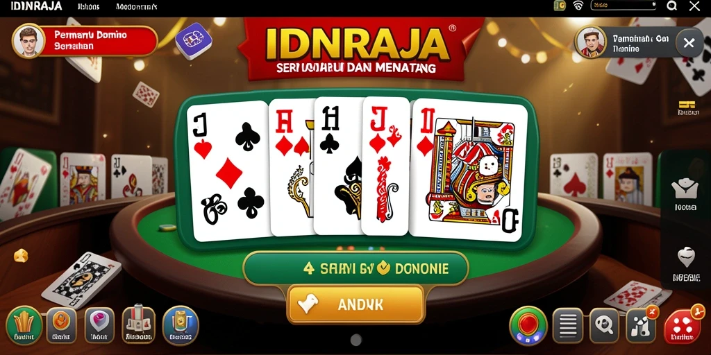 Tangkapan layar gameplay seru dari IDNRAJA.