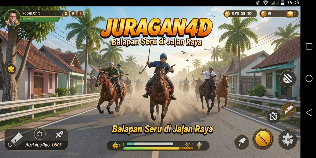 Menampilkan aksi balap mendebarkan di JURAGAN4D.
