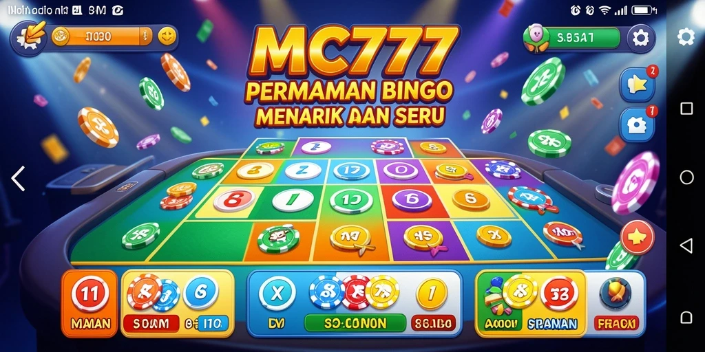 Screenshot gameplay Bingo yang menampilkan keseruan bermain di MC777.