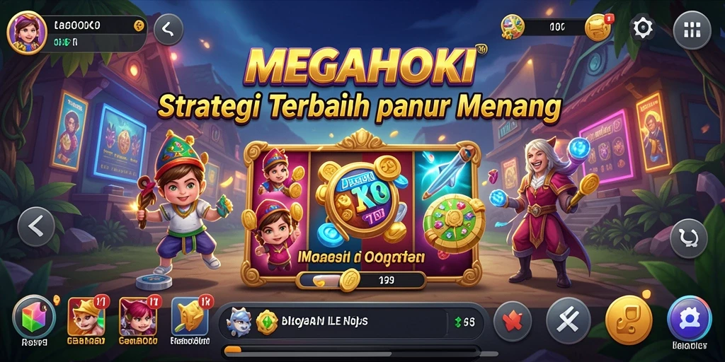 Tampilan gameplay <strong>MEGAHOKI</strong> yang menegangkan dan strategis.