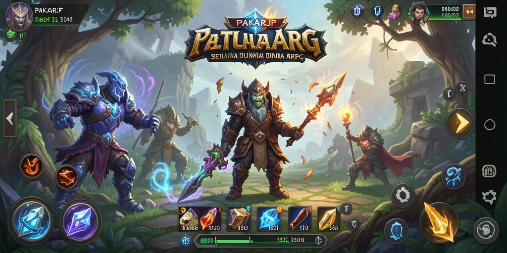 Gameplay seru PAKARJP dalam aksi pertarungan ARPG.