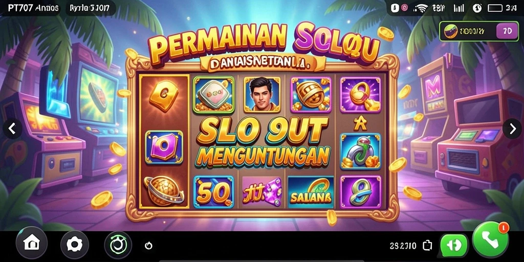 Tampilan menarik dari gameplay slot PT707 yang menghibur dan penuh warna.