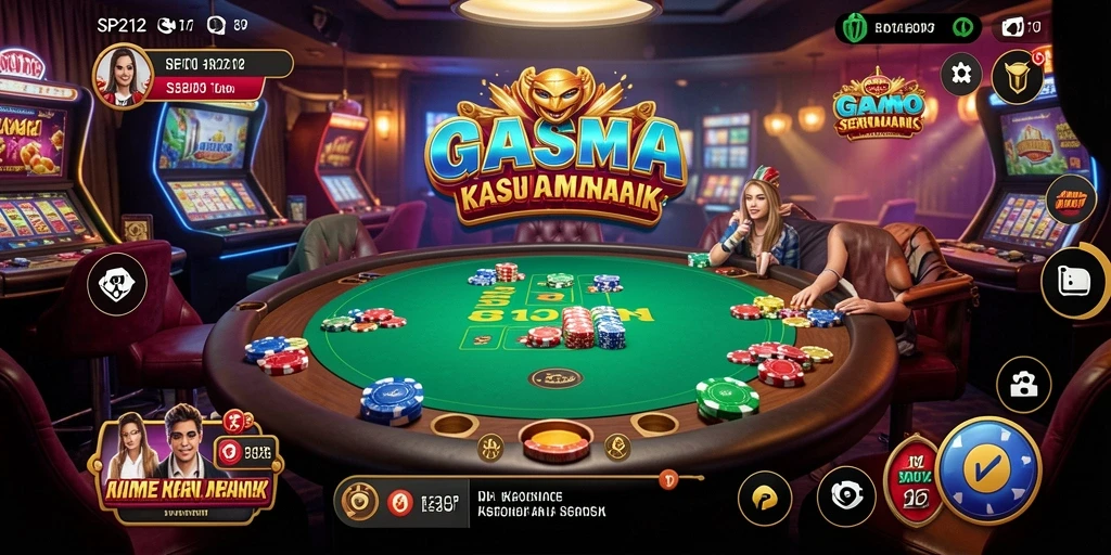 Tampilan gameplay Kasino yang seru dan mendebarkan di SP212.