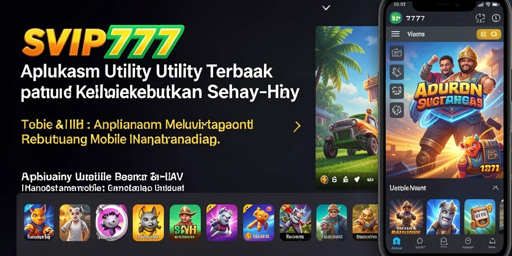 Tampilan antarmuka SVIP777 yang menarik dan fungsional untuk kemudahan penggunaan.